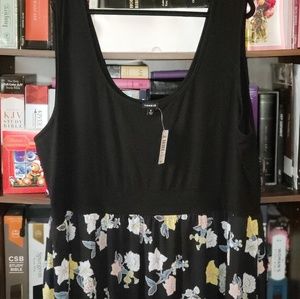 Black Floral Maxi Dress